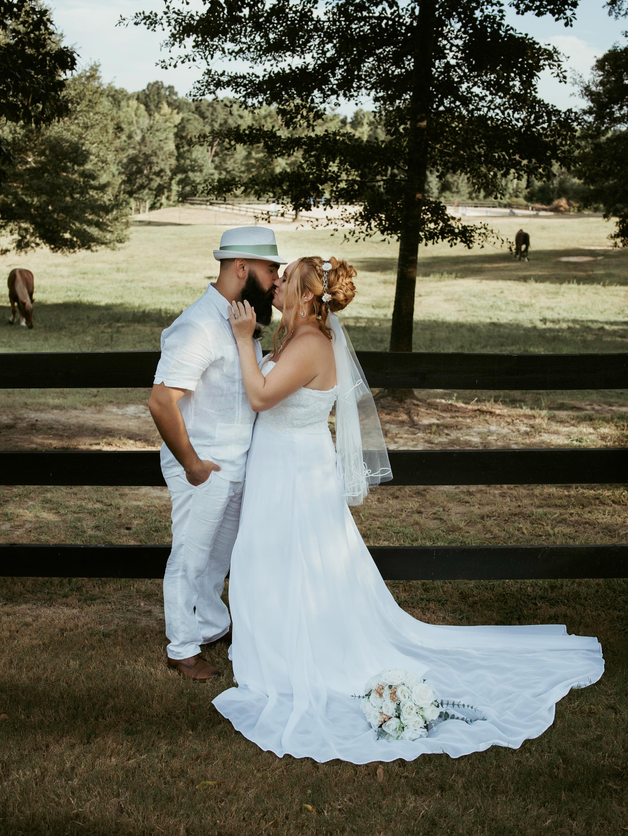 Wedding Day at The Paisley Barn North Carolina