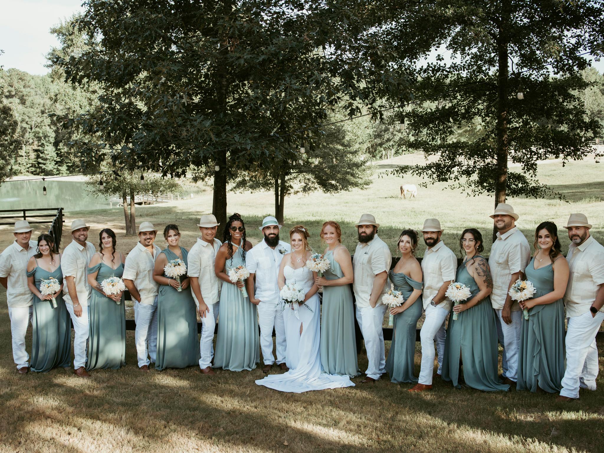 Wedding Day at The Paisley Barn North Carolina